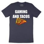 Gaming and Tacos - Mens T-Shirt - Sizes S - 6XL