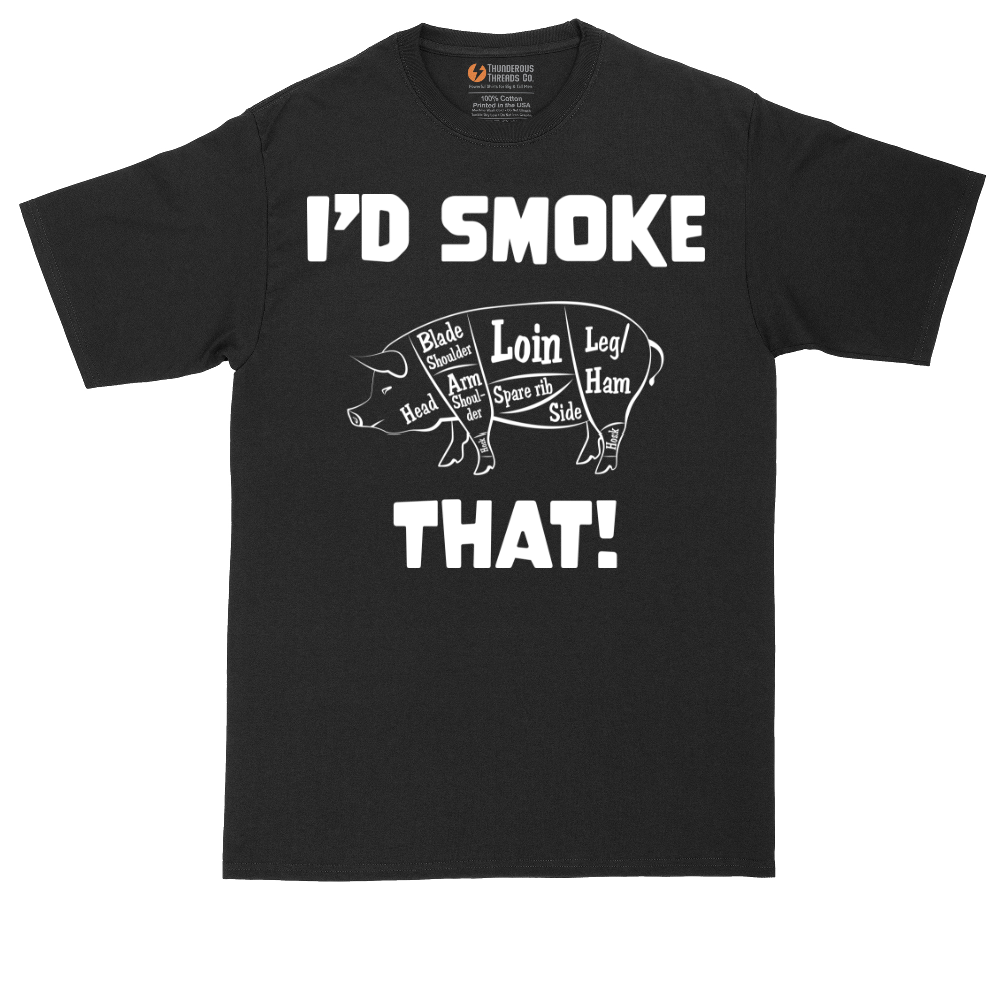 I'd Smoke That Pork Version | Mens Tall T-Shirt