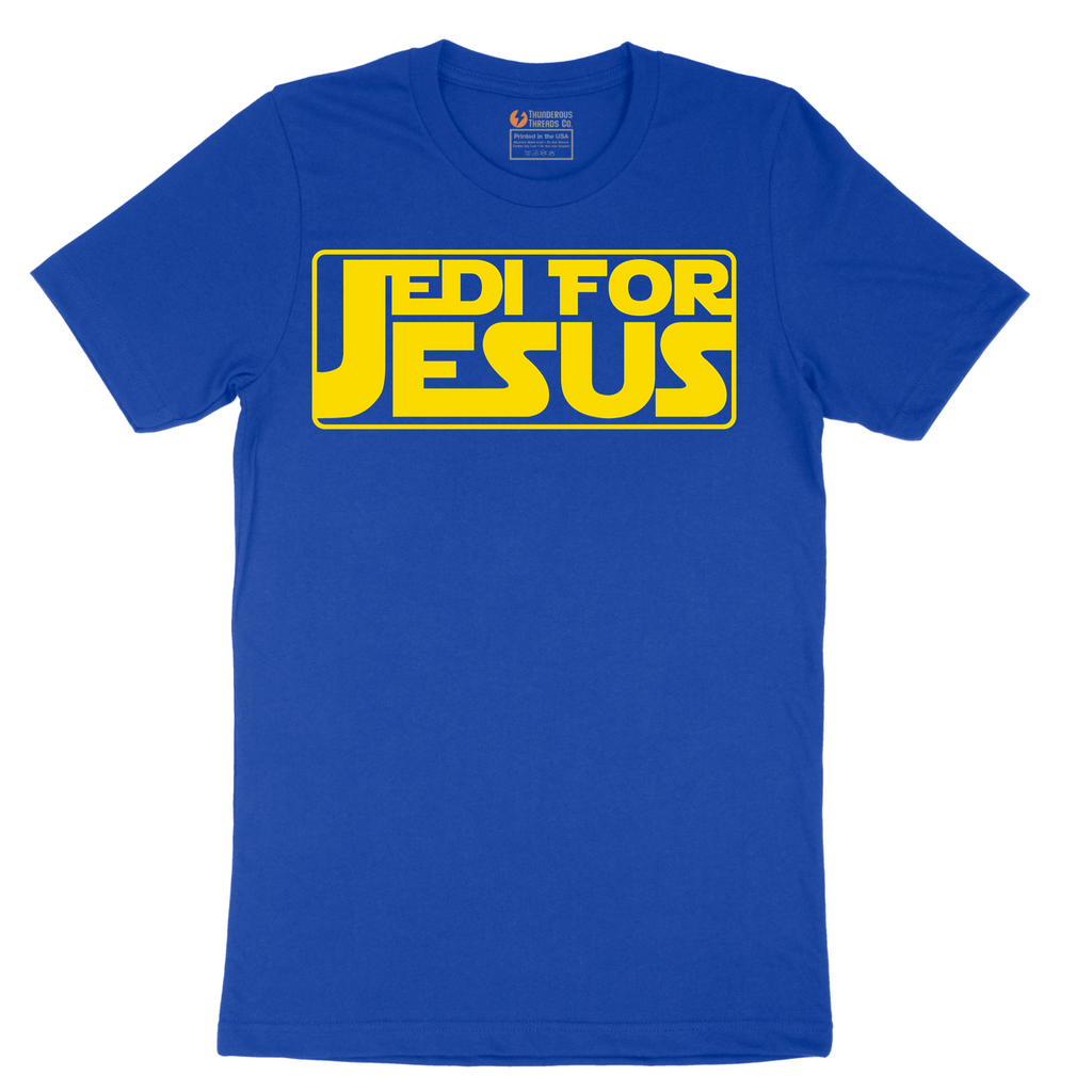 Jedi For Jesus - Mens T-Shirt - Sizes S - 6XL