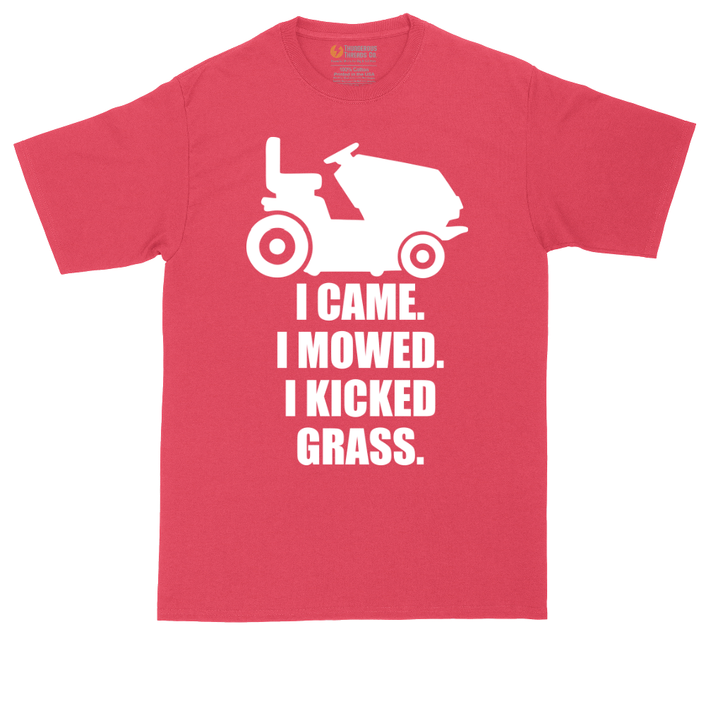 I Came I Mowed I Kicked Grass | Mens Tall T-Shirt
