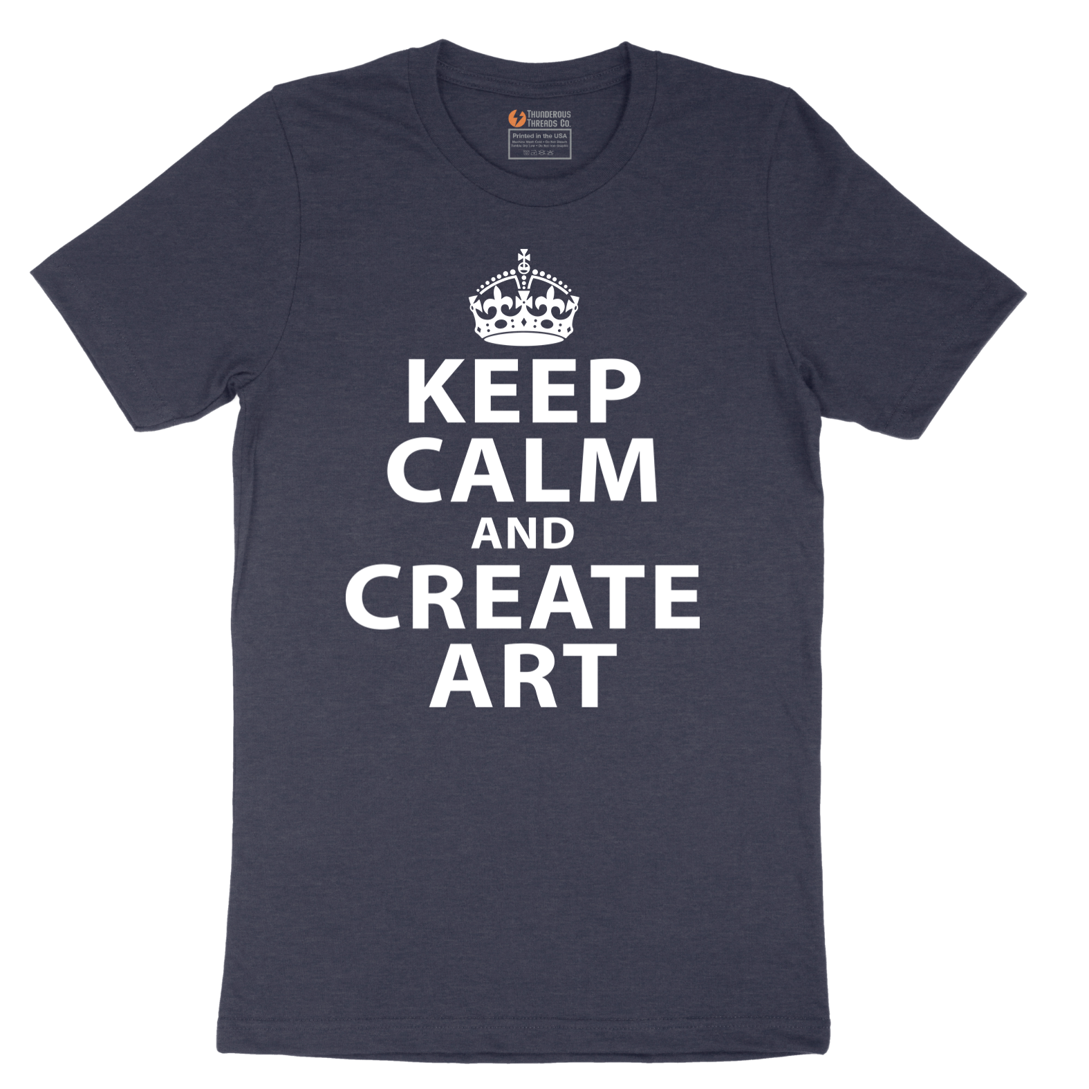 Keep Calm and Create Art - Mens T-Shirt - Sizes S - 6XL