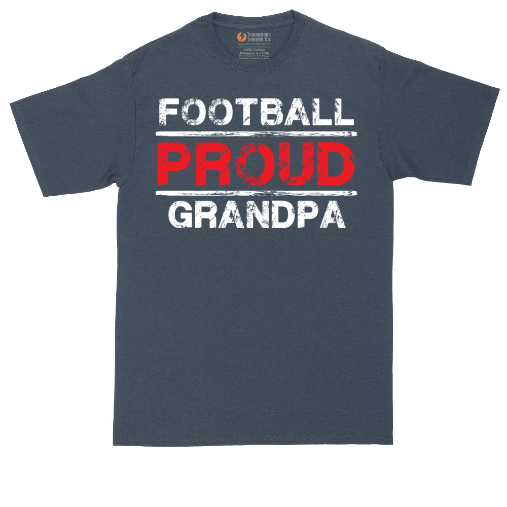 Proud Football Grandpa | Mens Tall T-Shirt