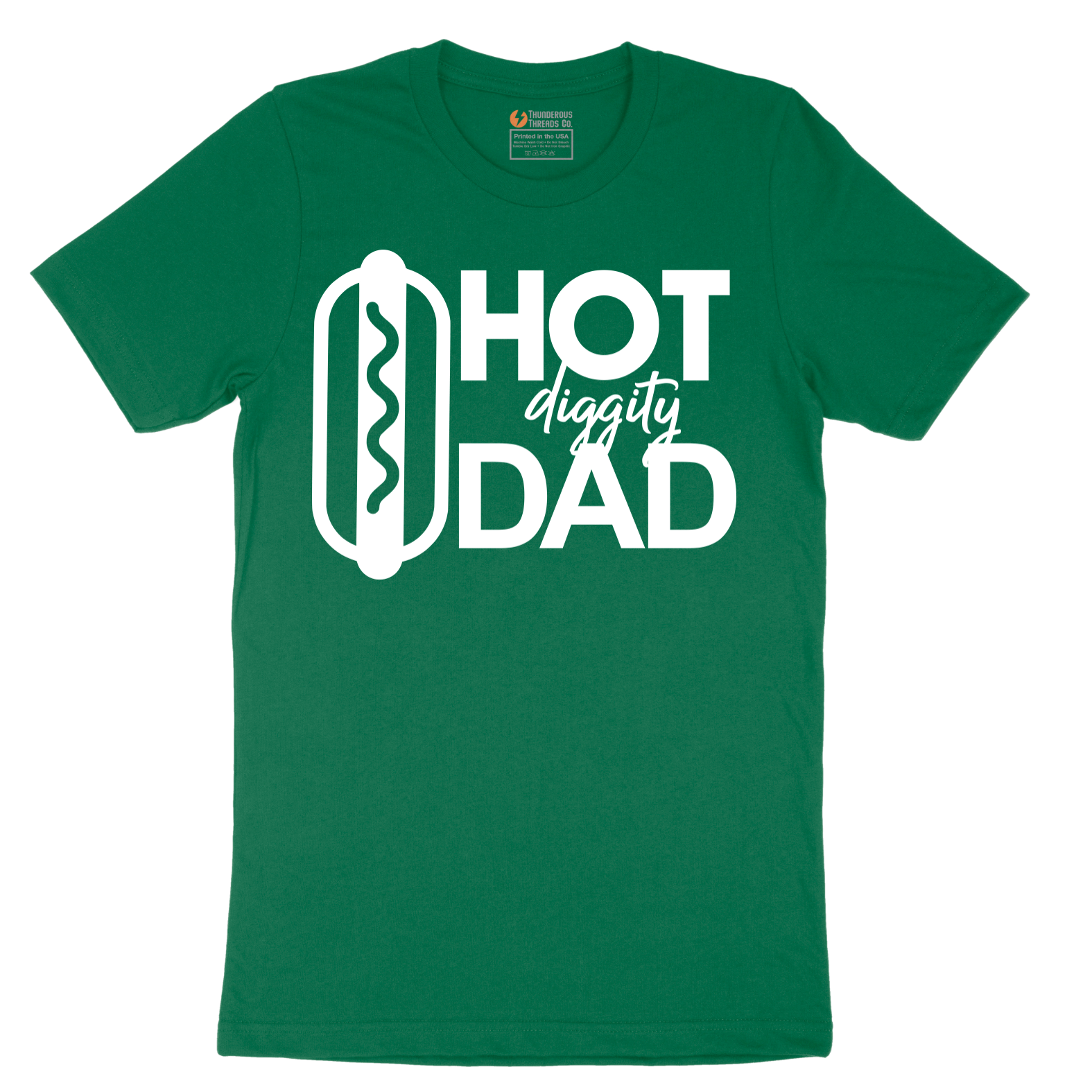 Hot Diggity Dad - Mens T-Shirt - Sizes S - 6XL