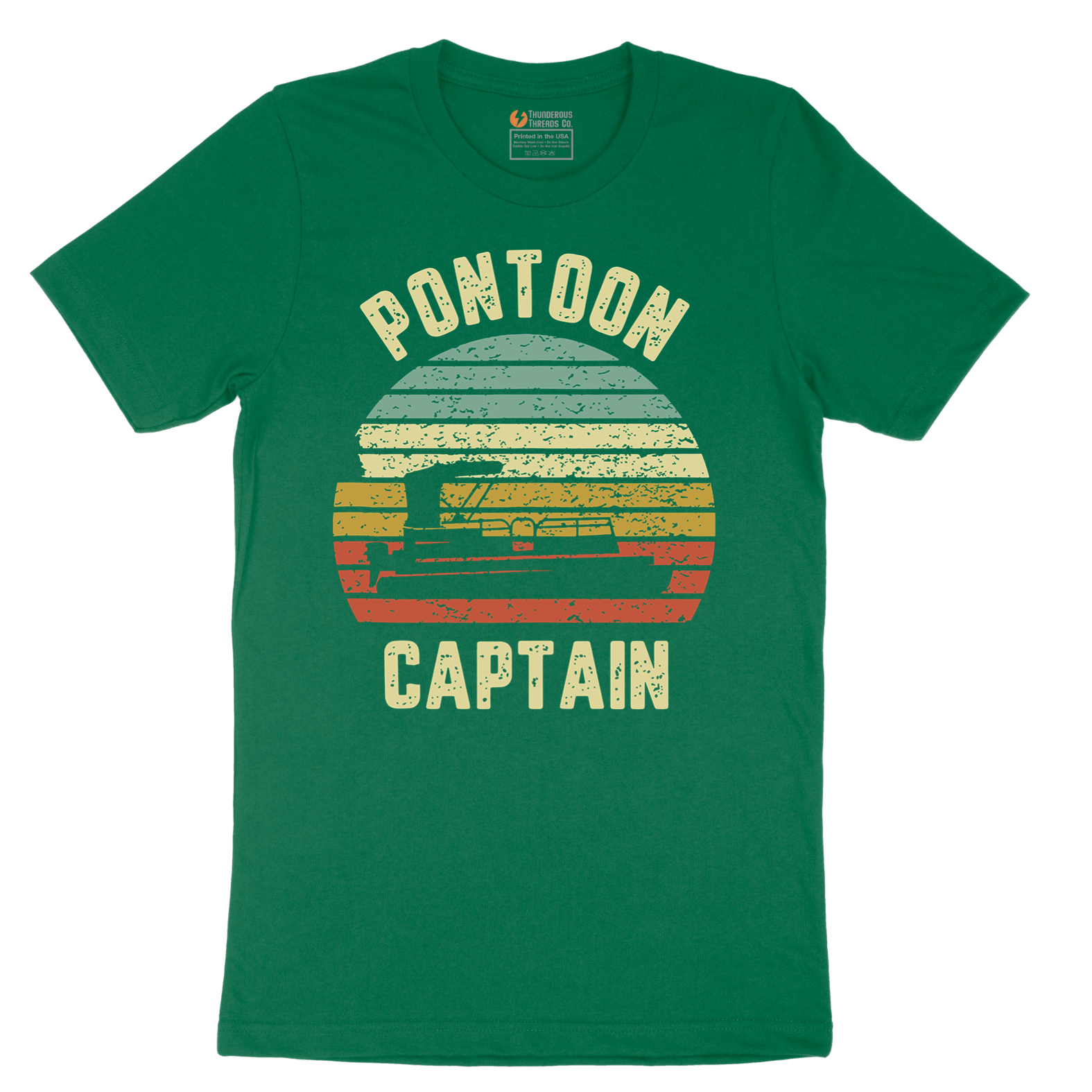 Pontoon Captain - Mens T-Shirt - Sizes S - 6XL