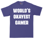 Worlds Okayest Gamer | Mens Tall T-Shirt