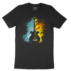 Guitar Fire and Water - Mens T-Shirt - Sizes S - 6XL