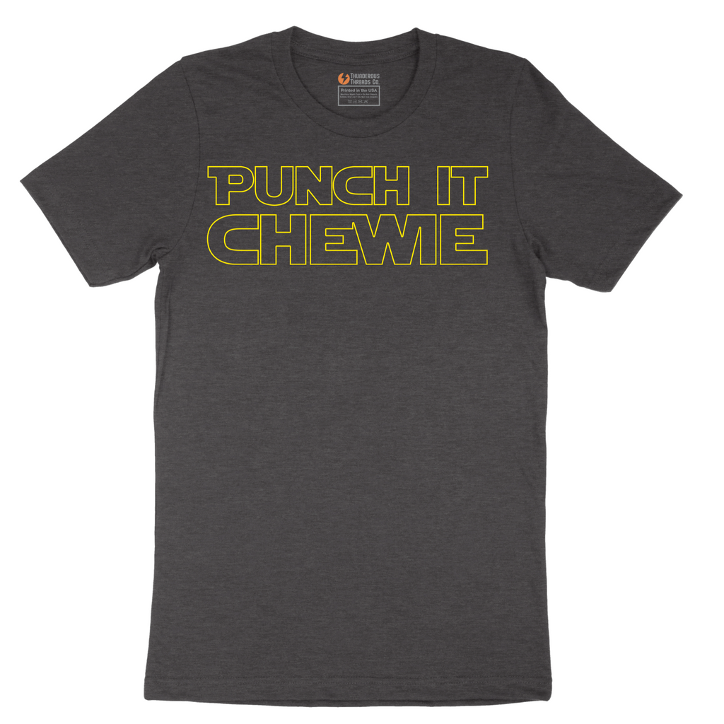 Punch It Chewie - Mens T-Shirt - Sizes S - 6XL