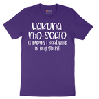 Hakuna Mascoto - Mens T-Shirt - Sizes S - 6XL