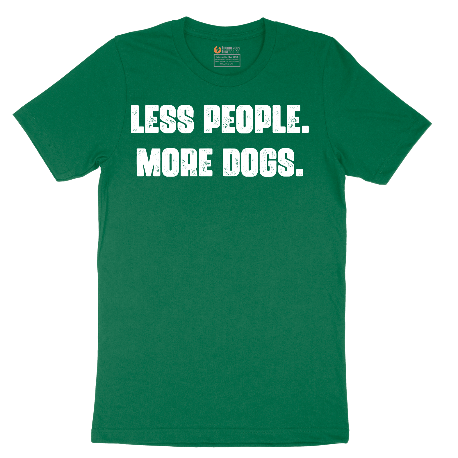 Less People More Dogs - Mens T-Shirt - Sizes S - 6XL