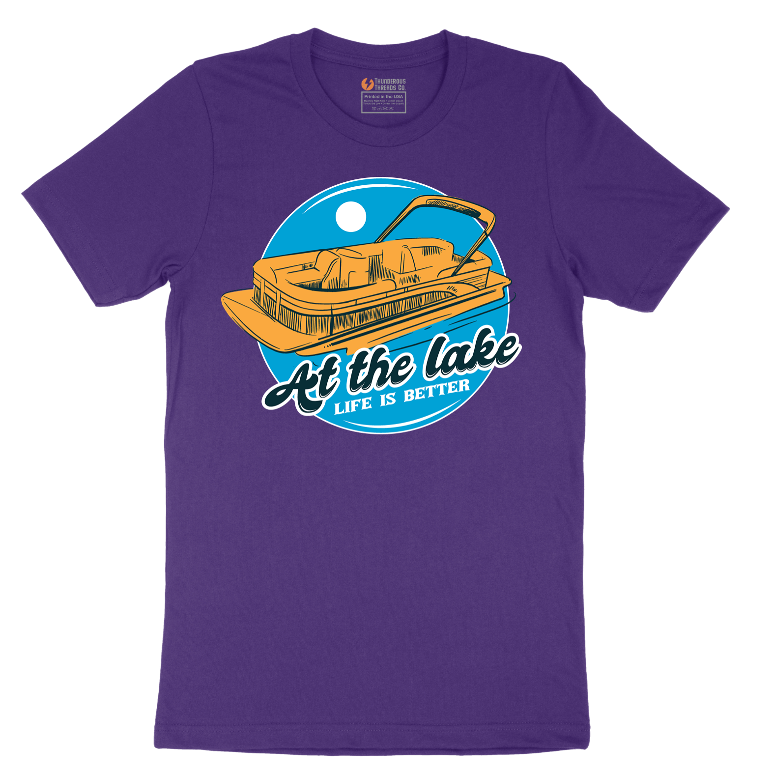 At the Lake Life is Better - Mens T-Shirt - Sizes S - 6XL