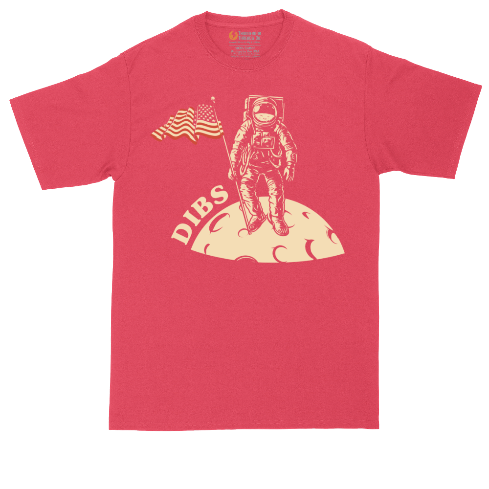 Dibs America Moon Landing | Mens Tall T-Shirt