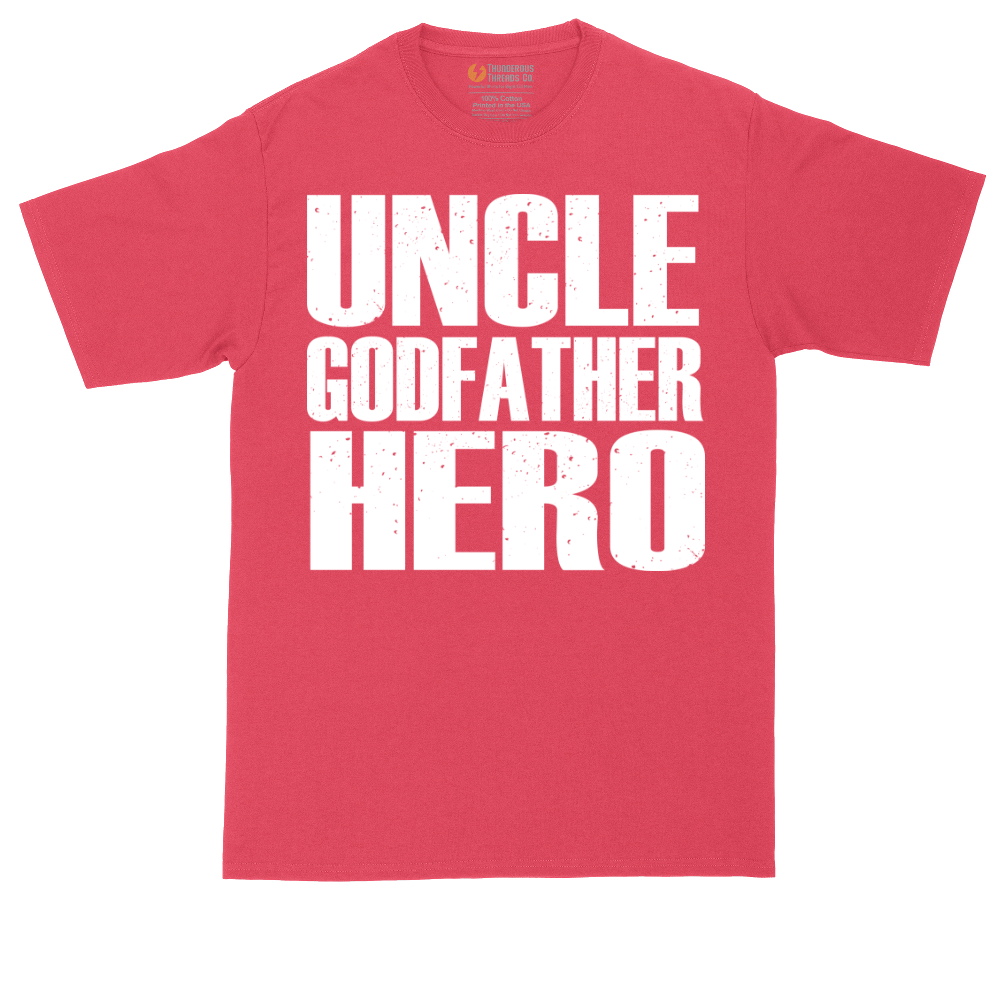 Uncle Godfather Hero | Mens Tall T-Shirt