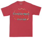 Hot Chocolate Cozy Blankets and Christmas Movies | Mens Tall T-Shirt