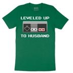 Leveled Up to Husband - Mens T-Shirt - Sizes S - 6XL