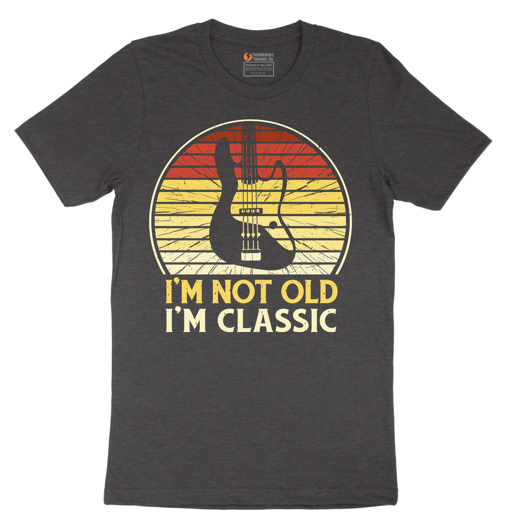 I'm Not Old I'm Classic Guitar Version - Mens T-Shirt - Sizes S - 6XL