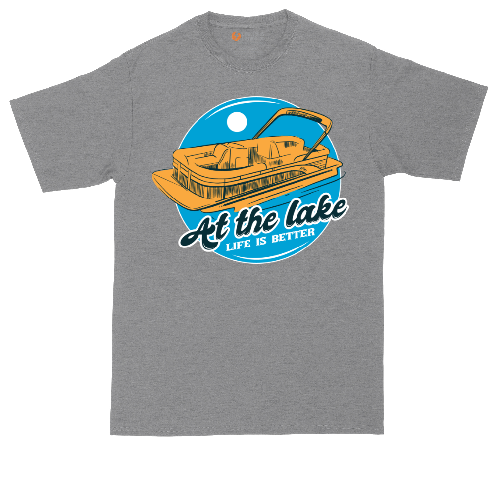At the Lake Life is Better | Mens Tall T-Shirt