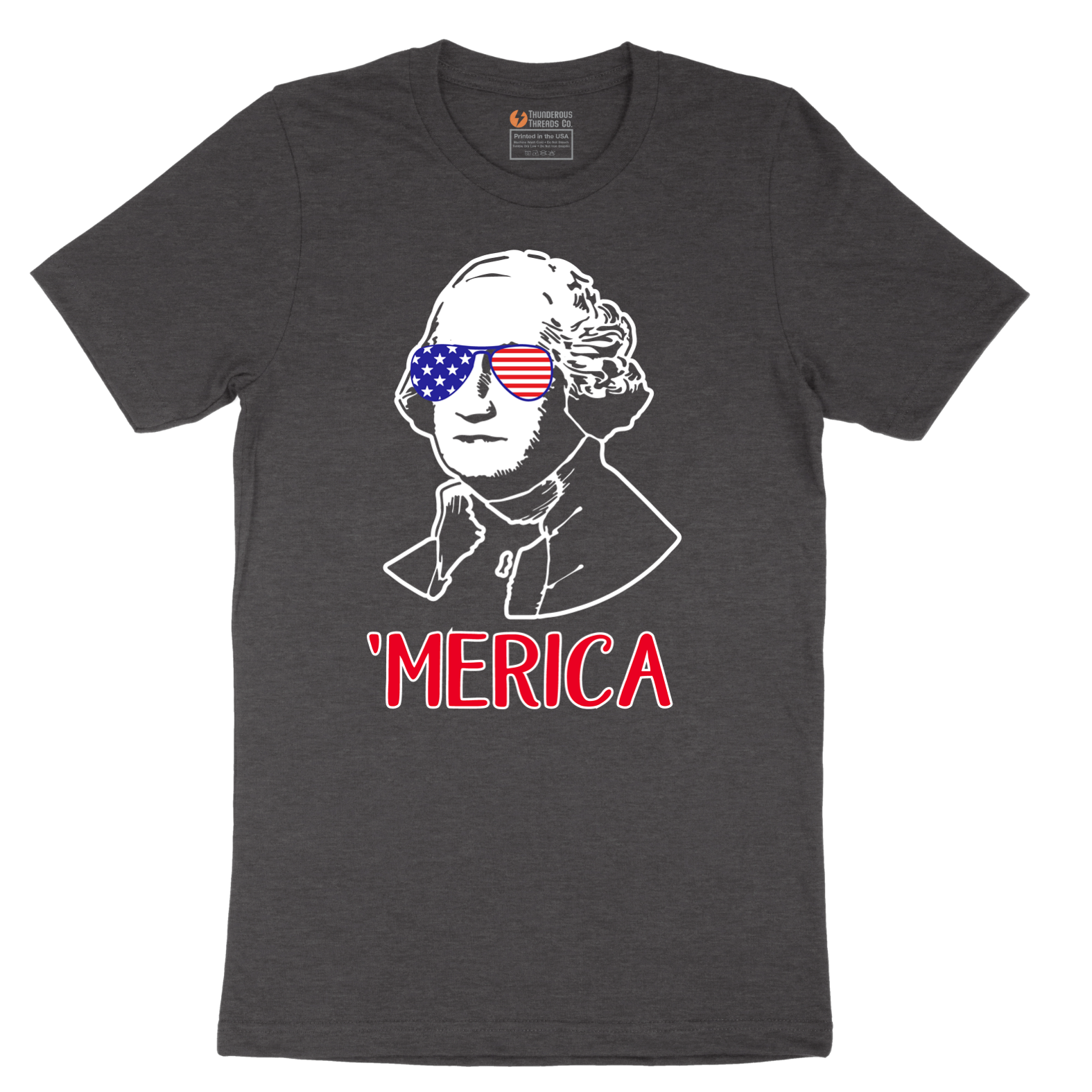 Merica George Washingtong Version - Mens T-Shirt - Sizes S - 6XL