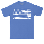 American Flag Barbeque Tools | Mens Tall T-Shirt