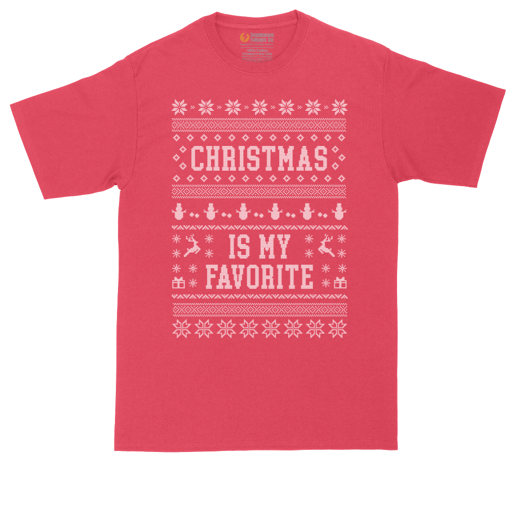 Christmas is My Favorite | Mens Tall T-Shirt
