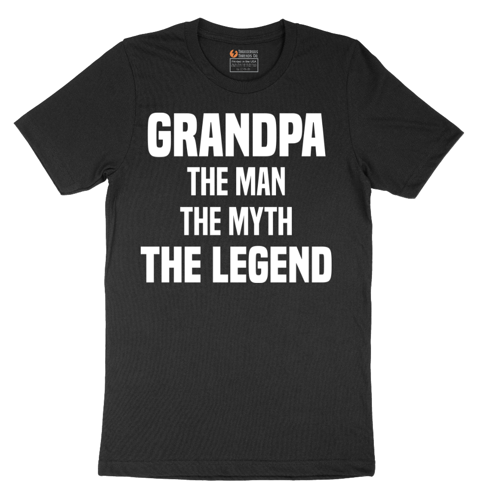 Grandpa_The Man The Myth The Legend - Mens T-Shirt - Sizes S - 6XL