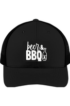 Beer & BBQ - 3D Patch Trucker Hat