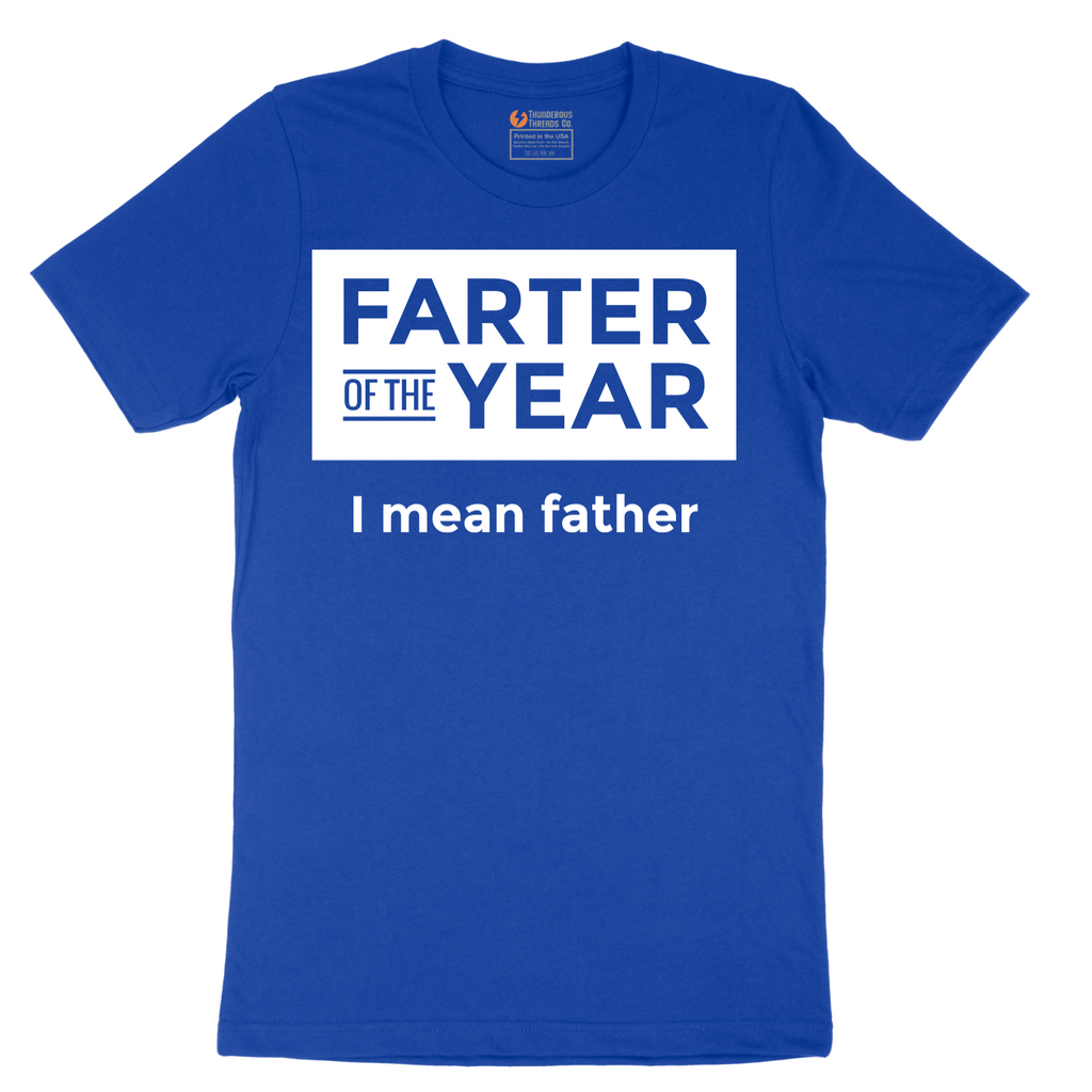 Farter of the Year - Mens T-Shirt - Sizes S - 6XL