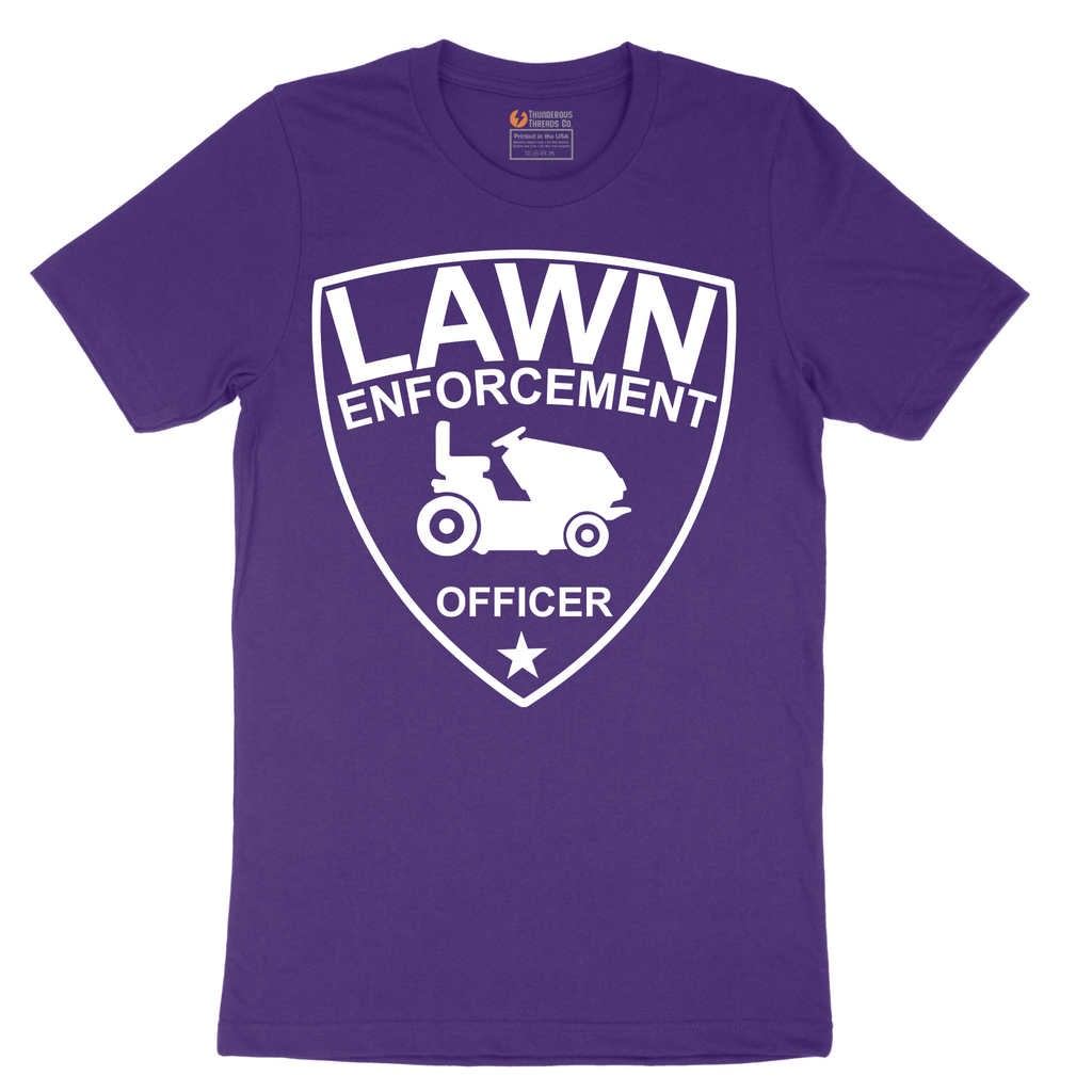 Lawn Enforcement Officer - Mens T-Shirt - Sizes S - 6XL
