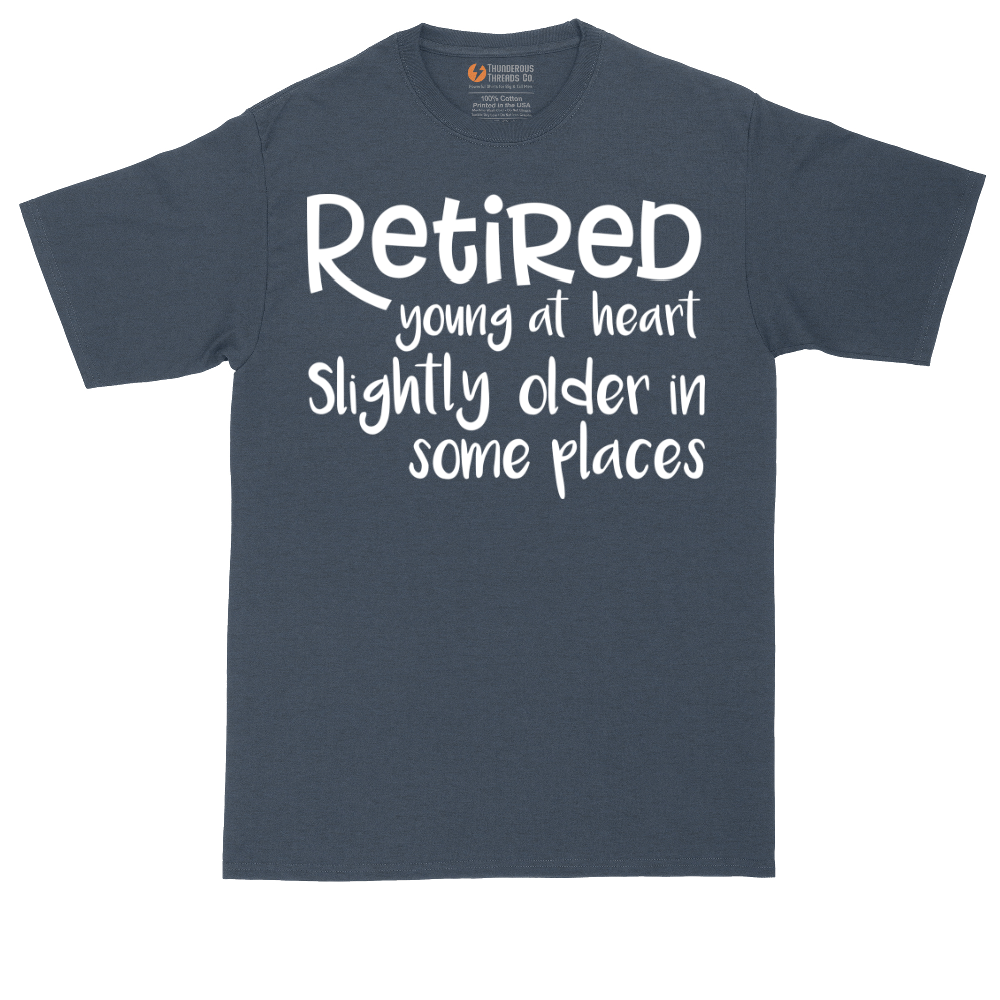 Retired Young at Heart | Mens Tall T-Shirt
