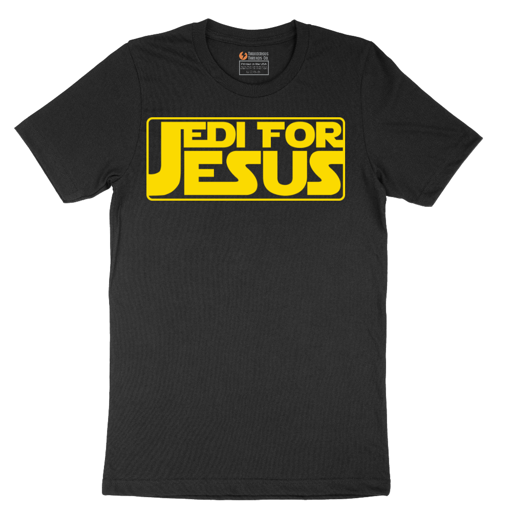 Jedi For Jesus - Mens T-Shirt - Sizes S - 6XL