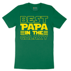 Best Papa in the Galaxy - Mens T-Shirt - Sizes S - 6XL