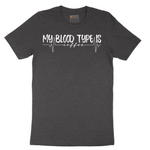 My Blood Type is Coffee - Mens T-Shirt - Sizes S - 6XL.png