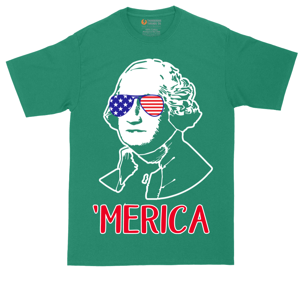 Merica George Washington | Mens Tall T-Shirt