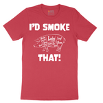 I'd Smoke That Pork Version - Mens T-Shirt - Sizes S - 6XL