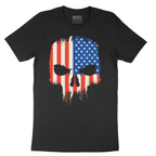 USA Skull - Mens T-Shirt - Sizes S - 6XL