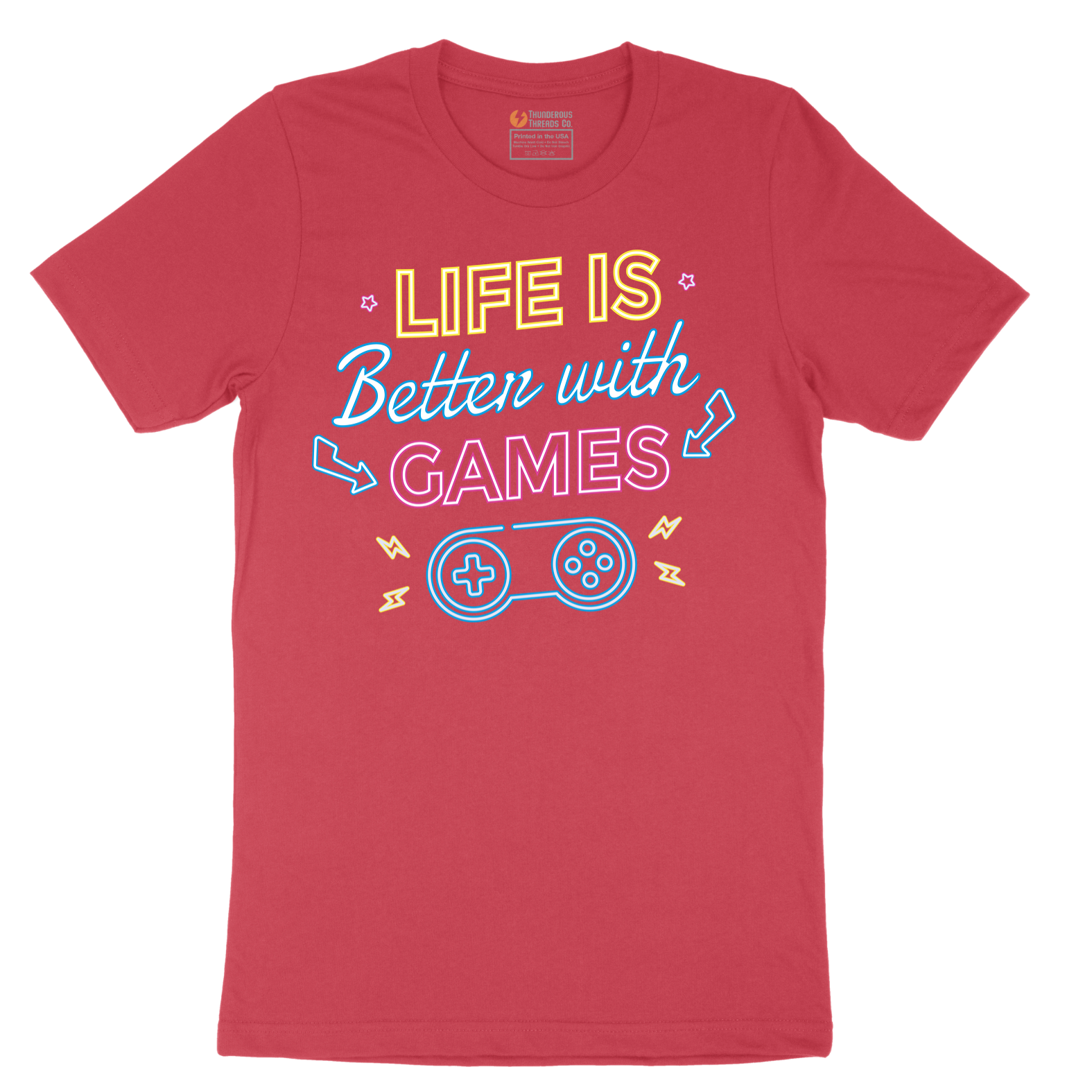 LIfe is Better with Games - Mens T-Shirt - Sizes S - 6XL