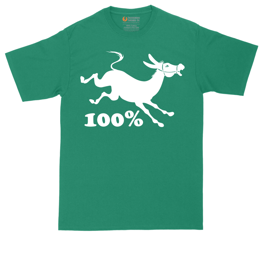 100% Jackass | Mens Tall T-Shirt