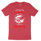 The Only Thing I Love More Than Fishing is Being a Grandpa - Mens T-Shirt - Sizes S - 6XL