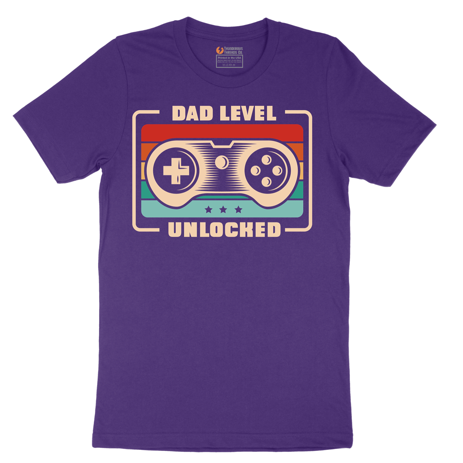 Dad Level Unlocked - Mens T-Shirt - Sizes S - 6XL