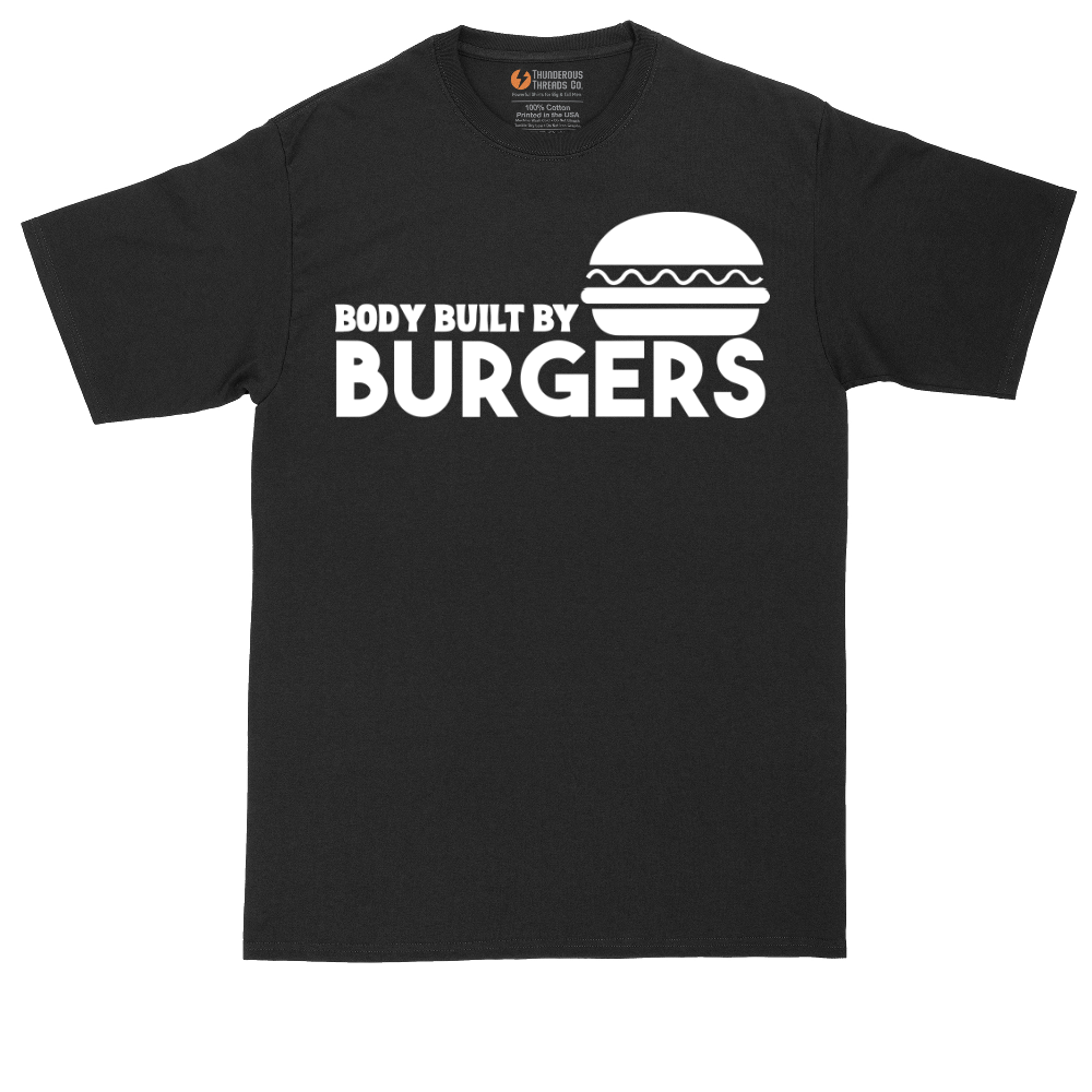 Body Built by Burgers | Mens Tall T-Shirt