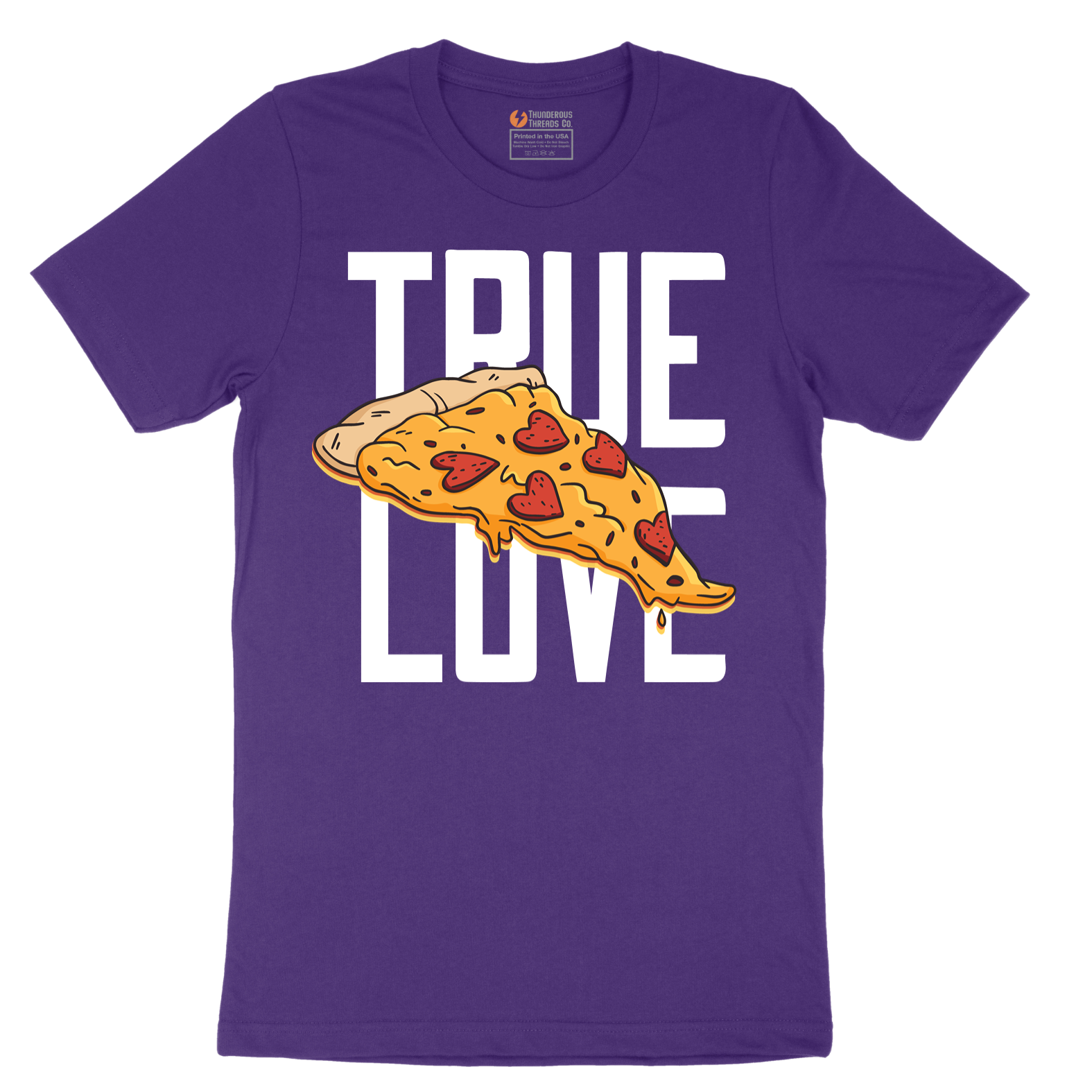 True Love Pizza - Mens T-Shirt - Sizes S - 6XL