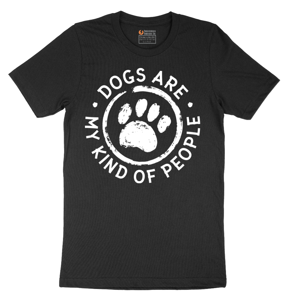 Dogs are My Kind of People - Mens T-Shirt - Sizes S - 6XL