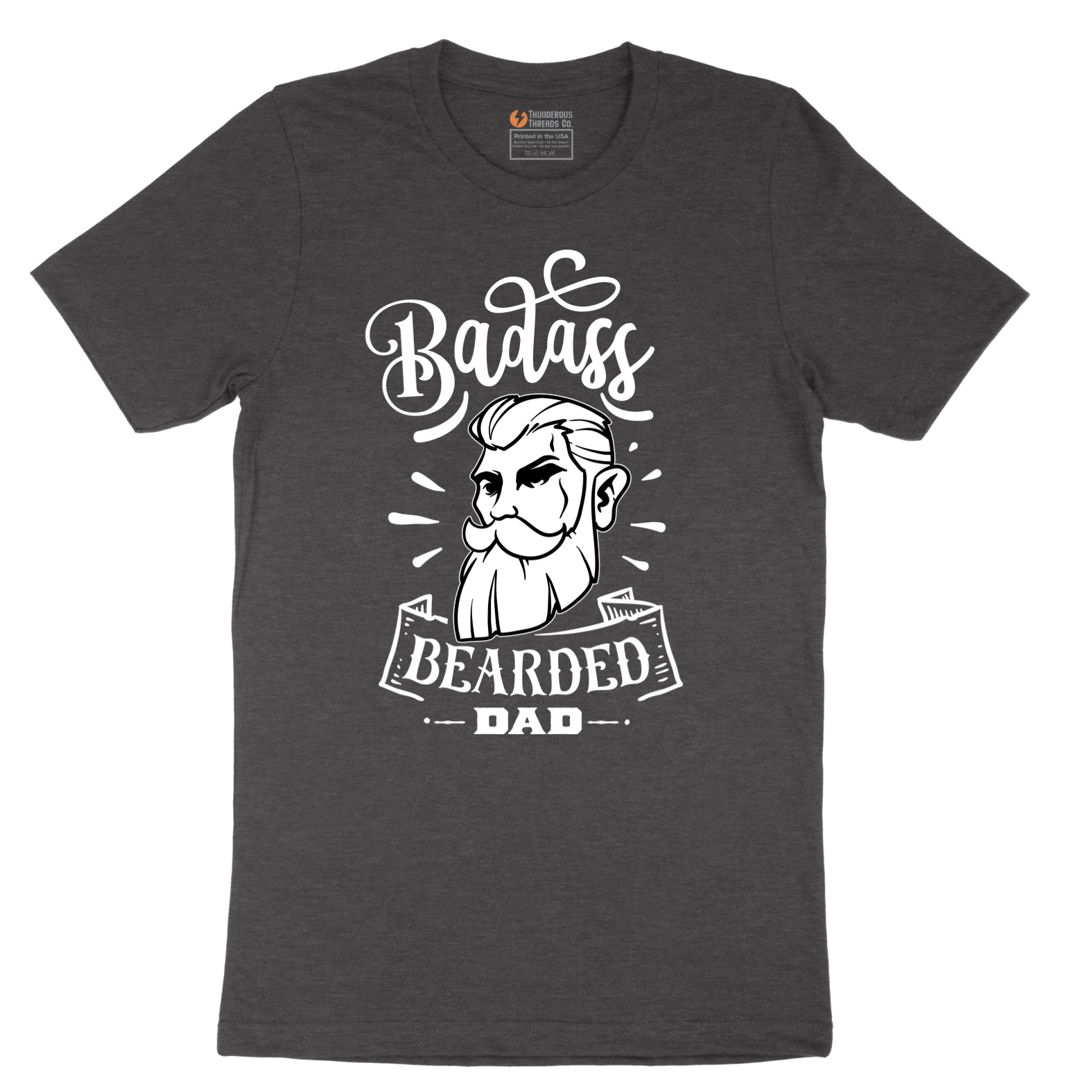 Bad Ass Bearded - Mens T-Shirt - Sizes S - 6XL