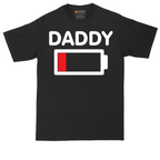 Daddy Low Battery | Mens Tall T-Shirt