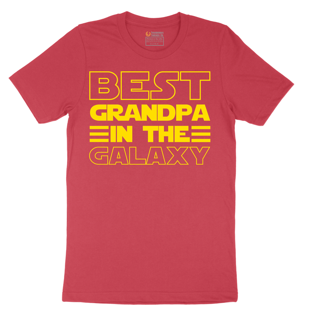 Best Grandpa in the Galaxy - Mens T-Shirt - Sizes S - 6XL