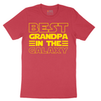 Best Grandpa in the Galaxy - Mens T-Shirt - Sizes S - 6XL
