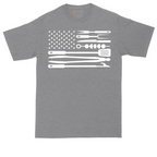 American Flag Barbeque Tools | Mens Tall T-Shirt