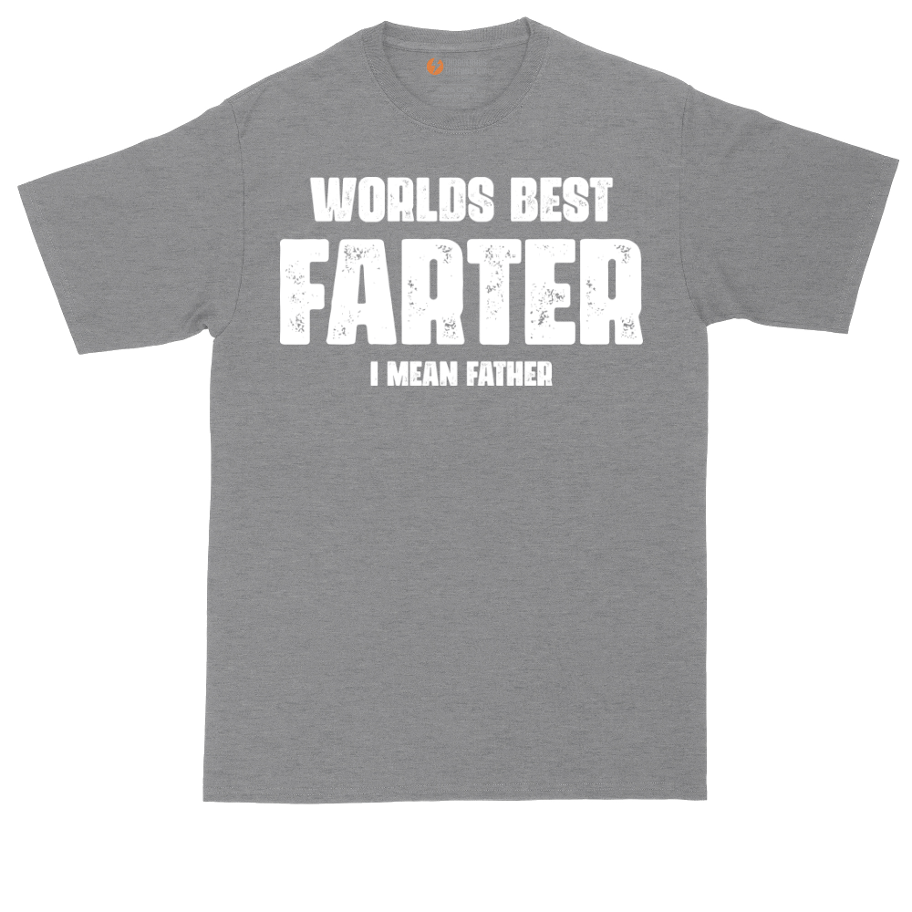 Worlds Best Farter I Mean Father | Mens Tall T-Shirt