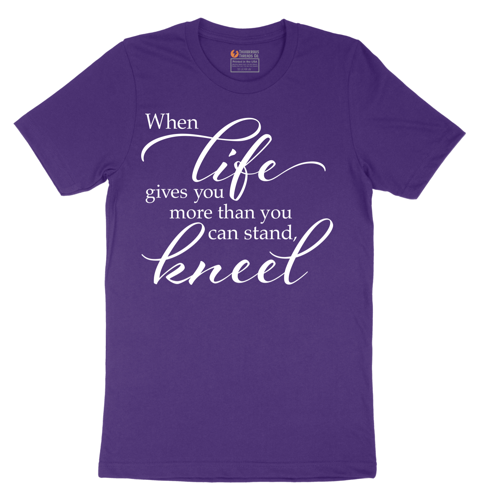 When Life Gives You More Than You Can Stand - Mens T-Shirt - Sizes S - 6XL