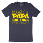 Best Papa in the Galaxy - Mens T-Shirt - Sizes S - 6XL