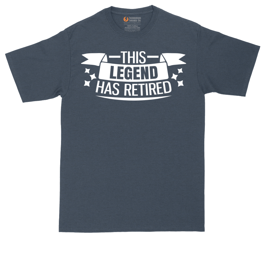 This Legend Has Retired | Mens Tall T-Shirt